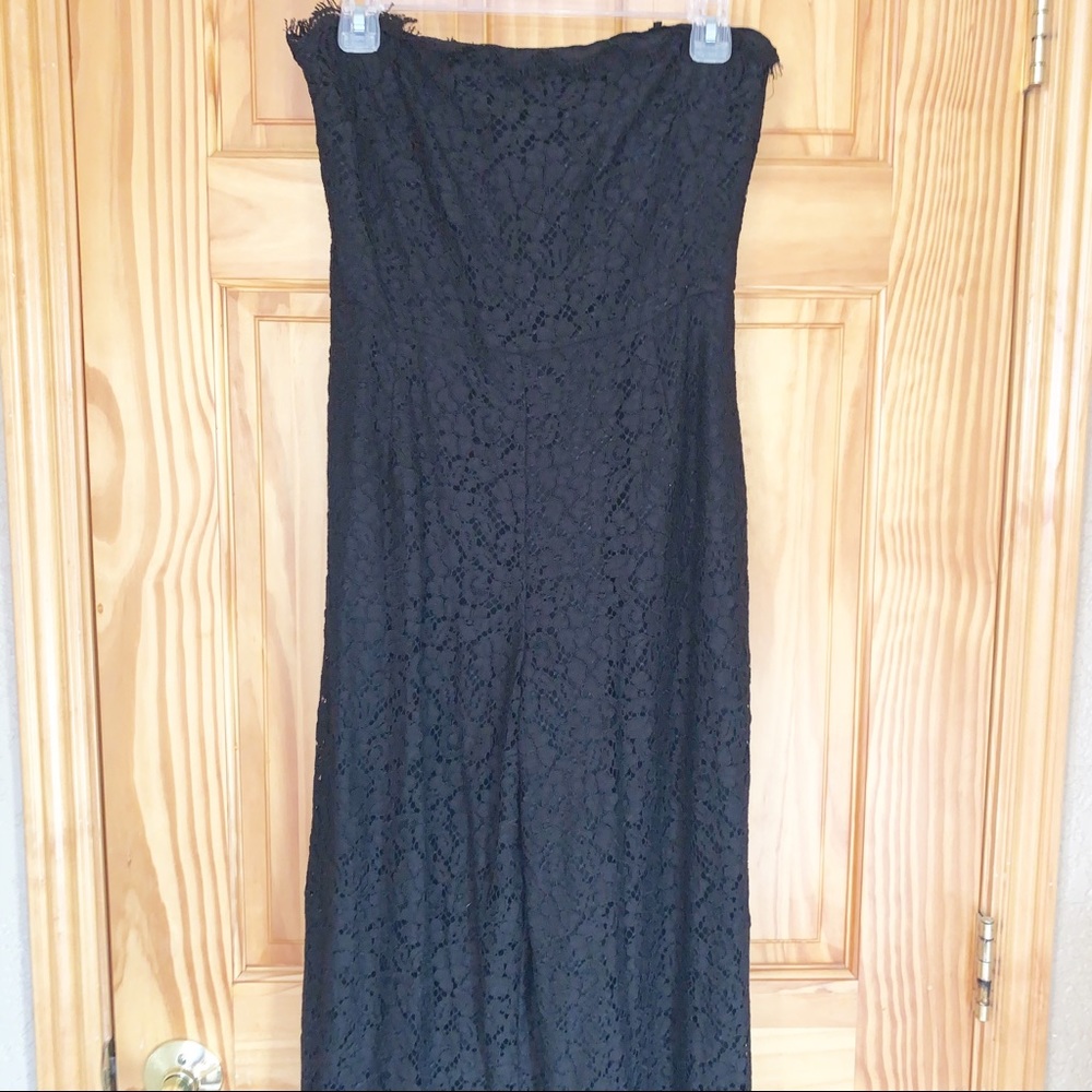 Rachel Zoe Black Laced Jumpsuit Size 4 - Picture 16 of 16